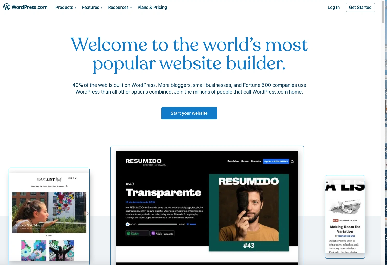 WordPress.com конструктор Конструктор WordPress.com