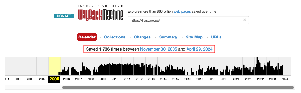 Як перевірити вік сайту | Блог HostPro