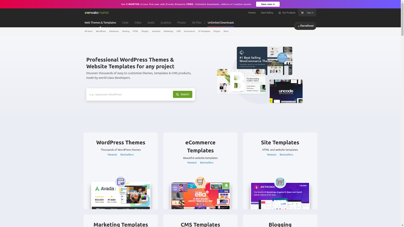 HTML-шаблоны на ThemeForest | Wiki HostPro