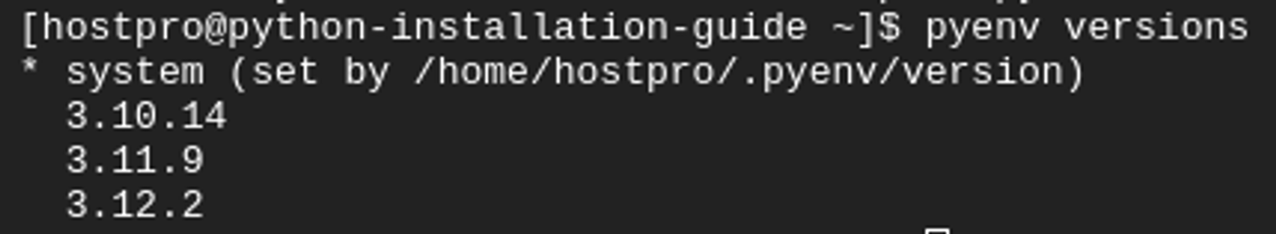 Встановлення Python на Linux і налаштування оточення | HostPro Wiki