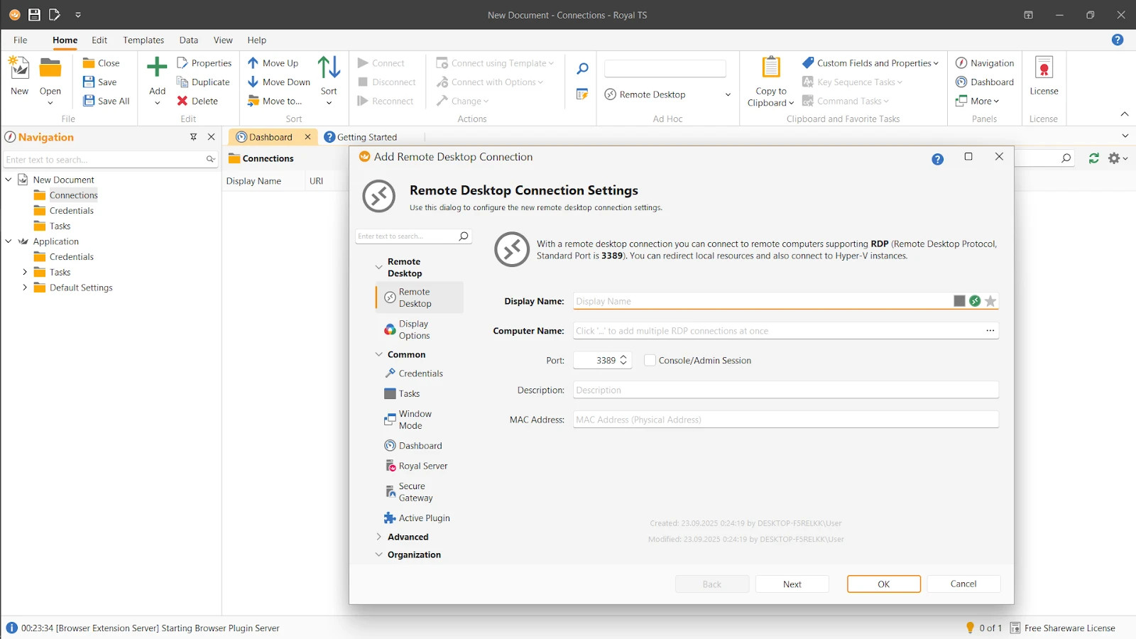 Удаленное подключение к Windows VPS через Royal TS | Wiki HostPro