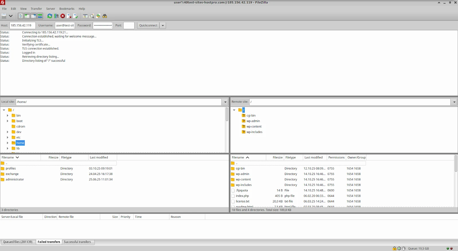Як створити FTP-користувача | Wiki HostPro