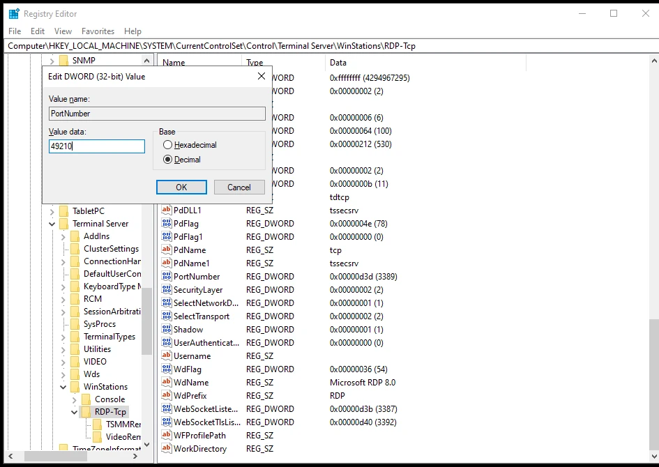 Зміна порту RDP (Windows VPS) | Wiki HostPro